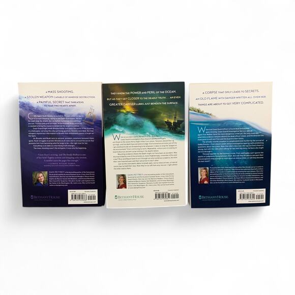 Coastal Guardians Book Lot Killing Tide Crushing Depths Deadly Shallows Pettrey - Picture 8 of 8